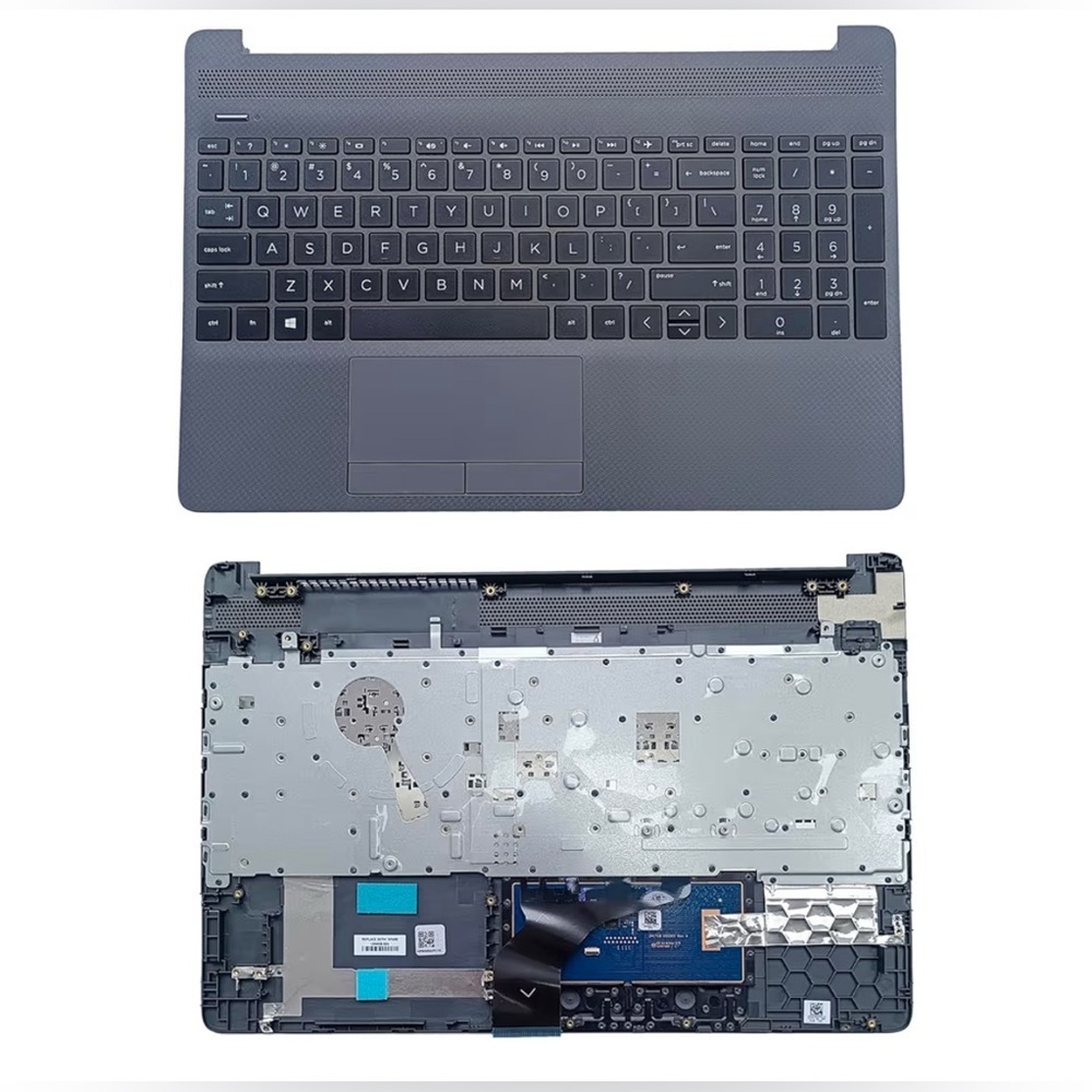 HP Laptop Replacement-Upper Case Palmrest & Backlit Keyboard Touchpad Assembly - Picture 6 of 7